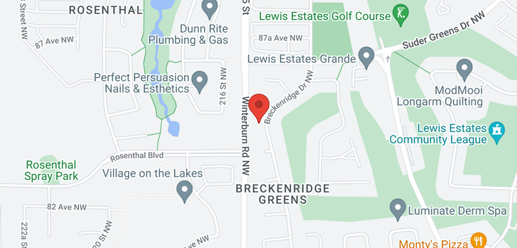 map of 1416 Breckenridge Drive NW